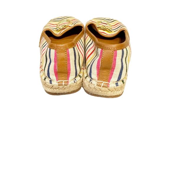 Louise et Cie Espadrille Adige Striped Pineapple Colorful Flat Slip On Shoes 8.5 - Picture 5 of 9